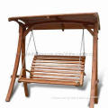 Deluxe Wooden Frame Swing Chair, Available with Canopy